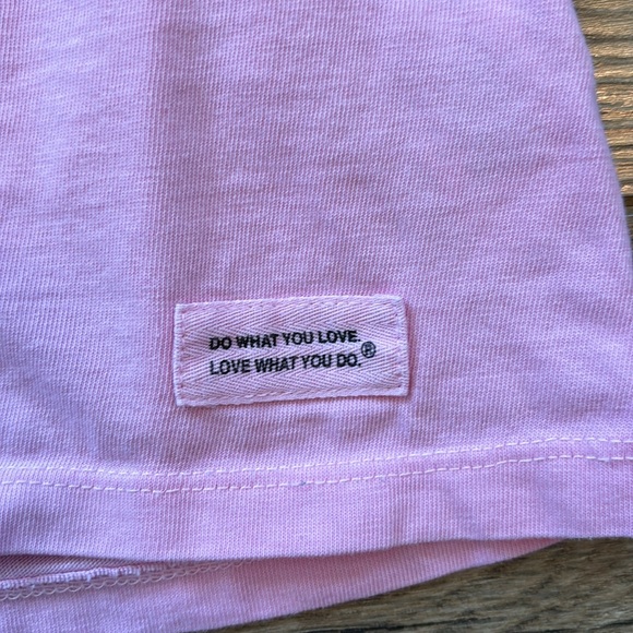 Life is Good Vintage Pink Short Sleeve T-Shirt Dog with Flower, Women’s Size XXL - Picture 7 of 8